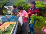 嬉しい有機野菜のお土産付き♪