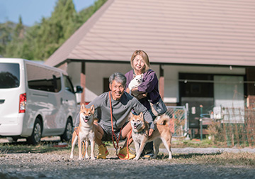 Life Style 47 ペットにも優しいのどかな村で、貸別荘を開業